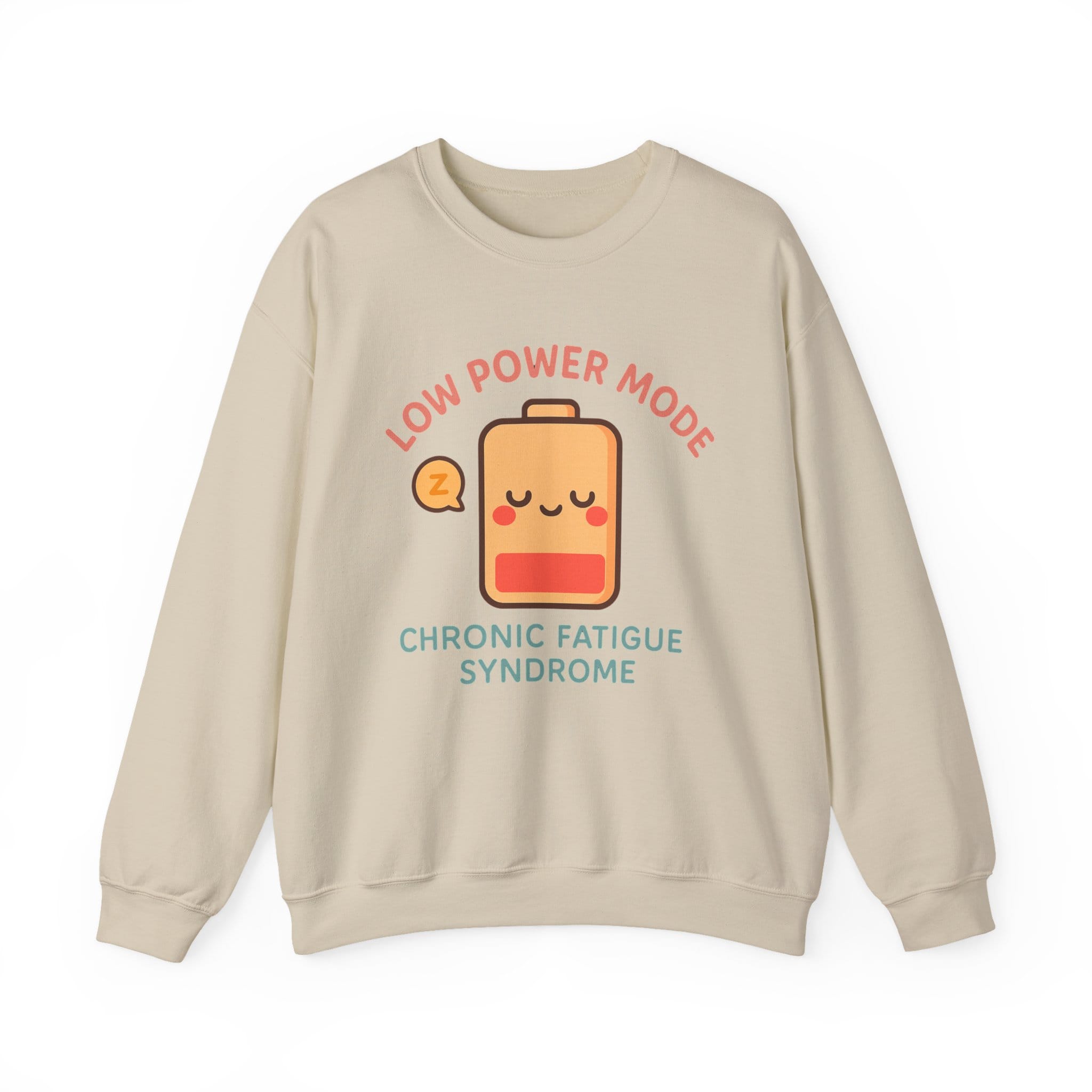 Sand Sweatshirt Low Power Mode Battery