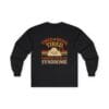 Black Long Sleeve Tee Tired of Being Tired