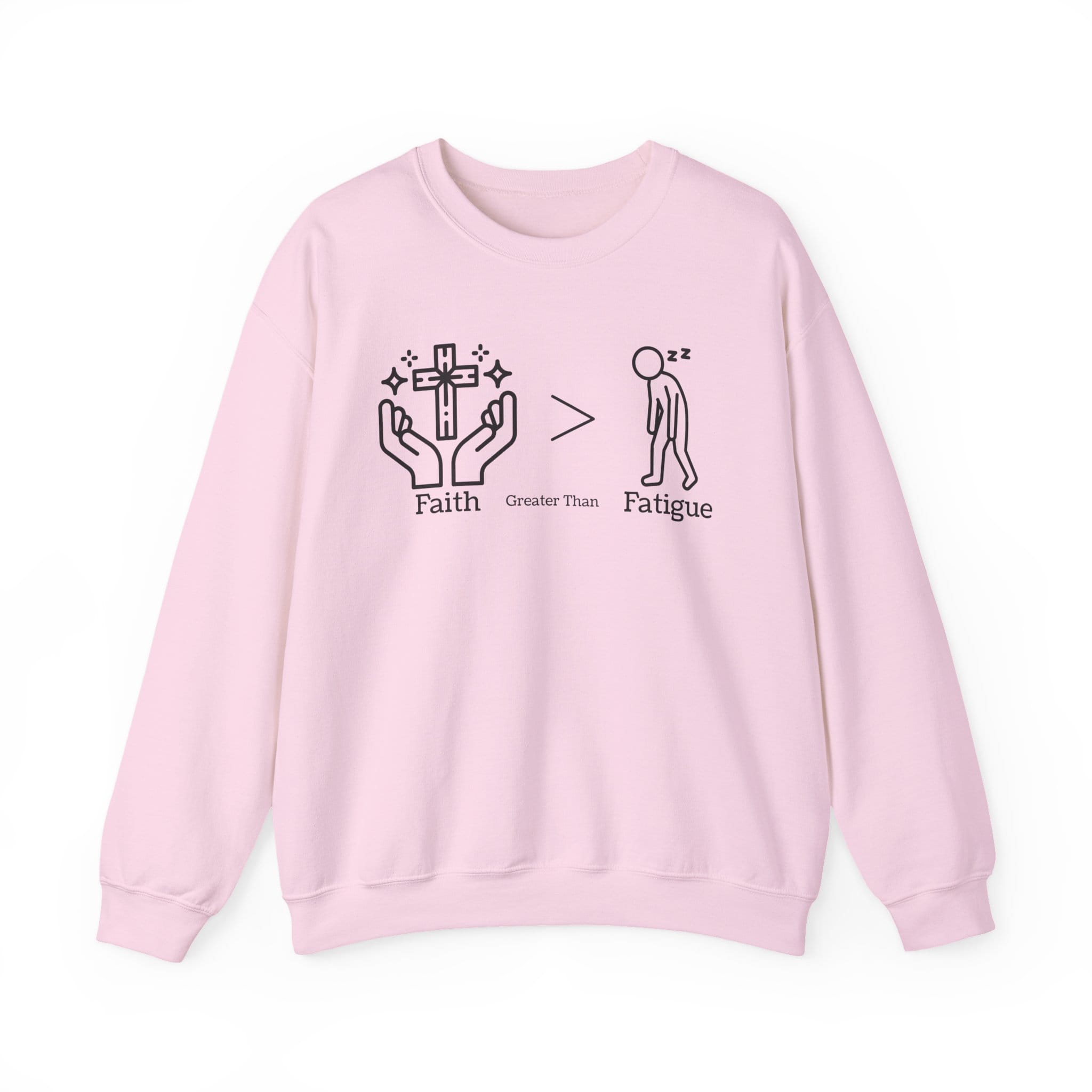 Light Pink Sweatshirt Faith > Fatigue