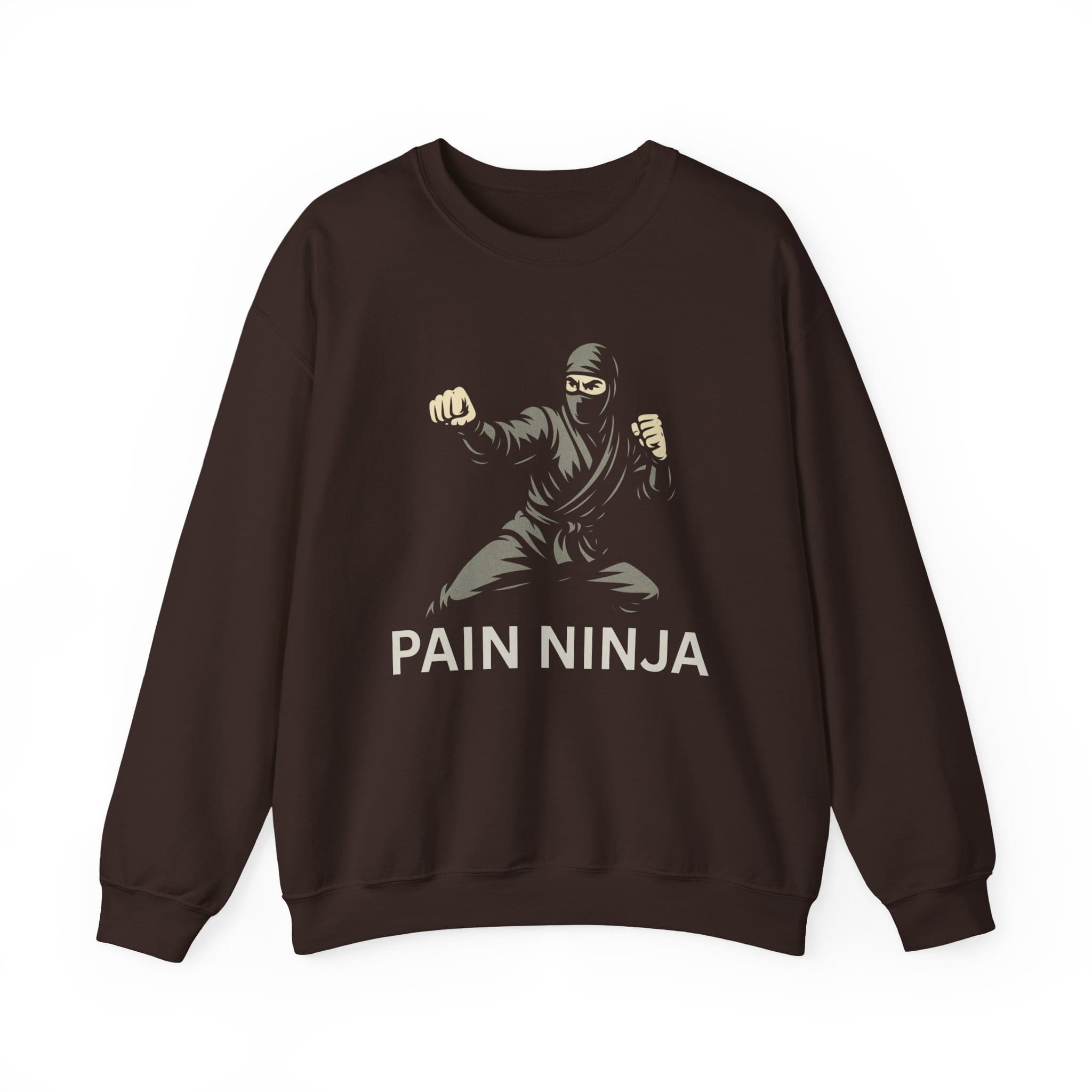 Dark Chocolate Sweatshirt Pain Ninja Fists