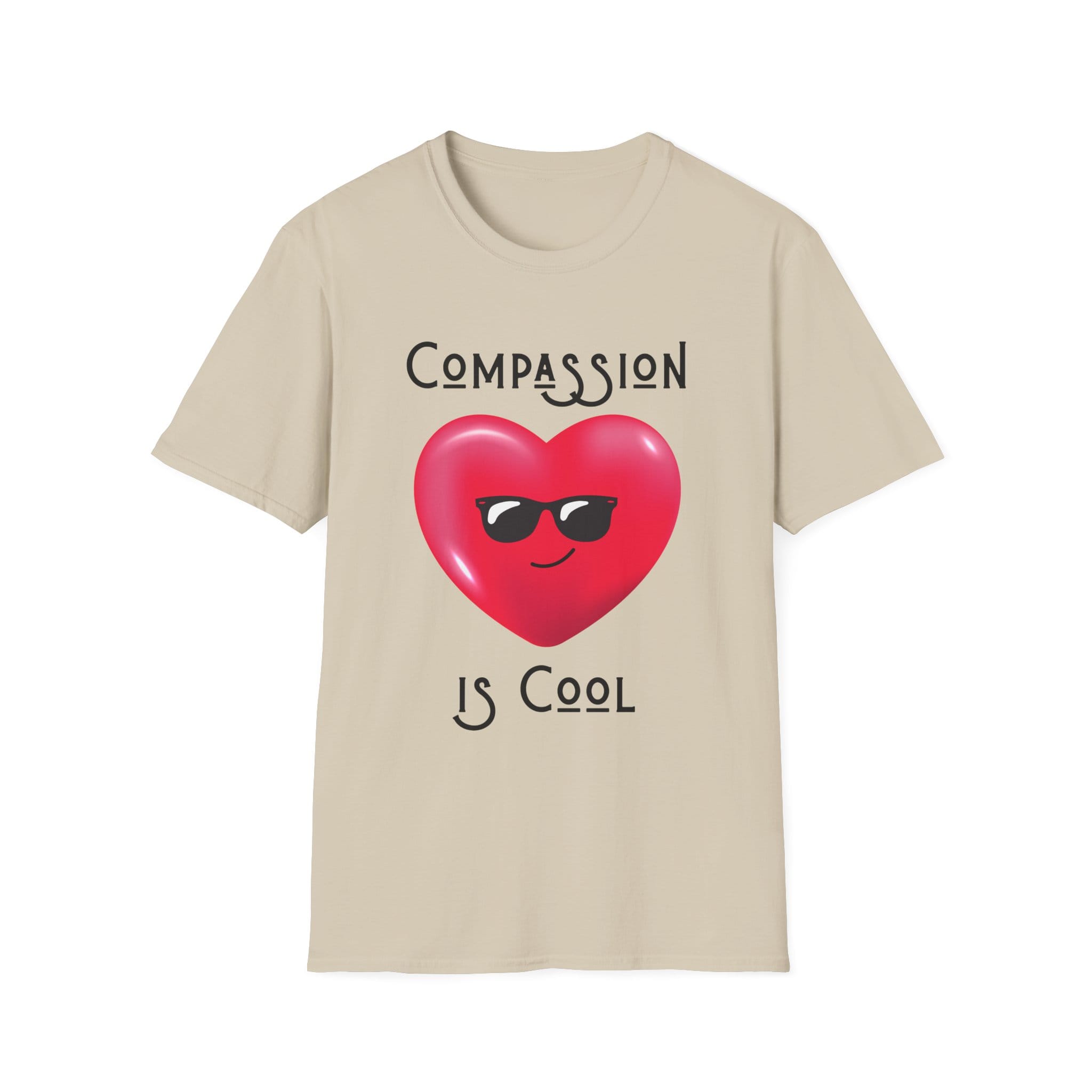 Sand Compassion is Cool Short Sleeve Tee