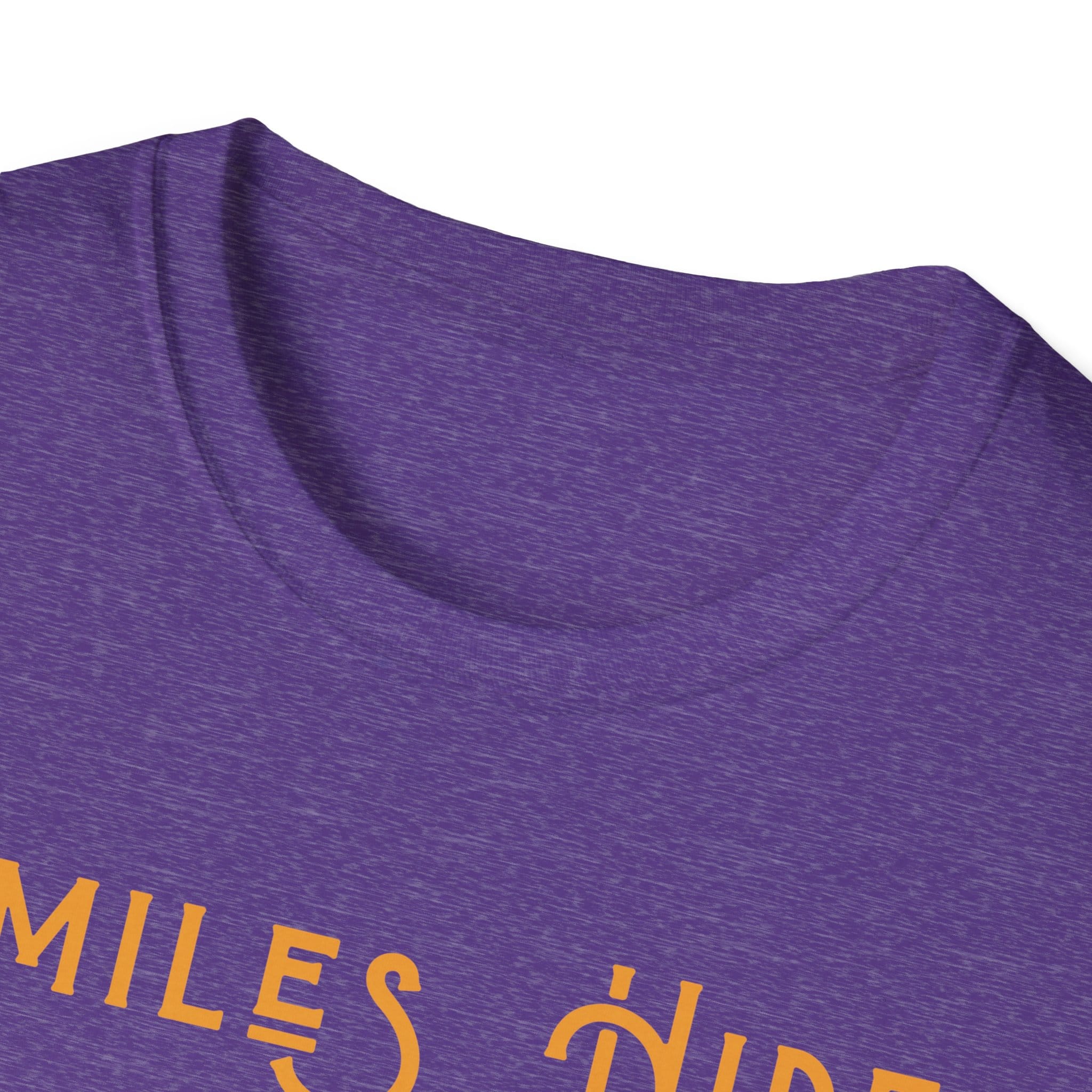 Heather Purple Short Sleeve Tee Smiles Hide Struggles