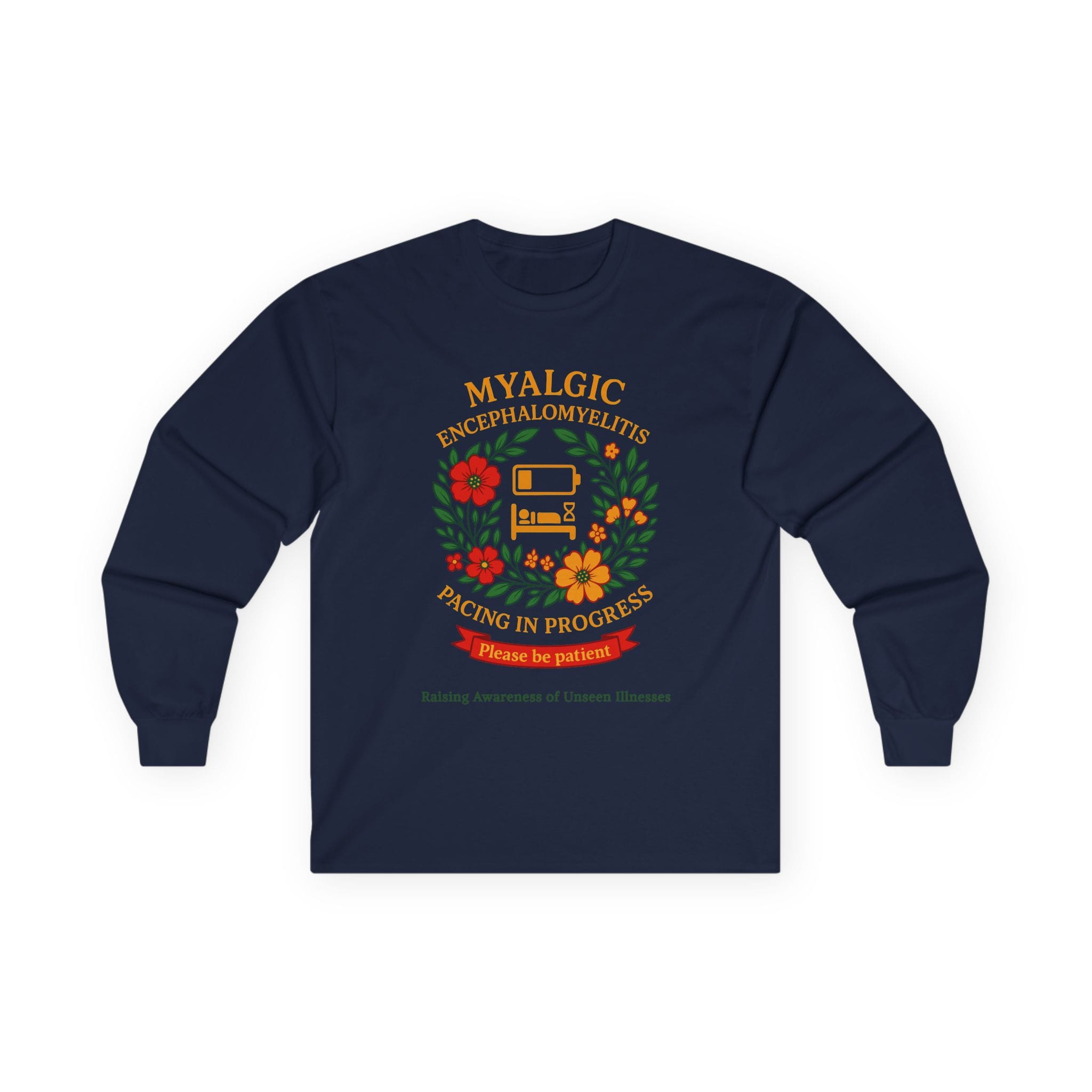 Navy Blue Long Sleeve Tee M.E.