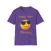 Heather Purple Short Sleeve Tee Smiles Hide Struggles