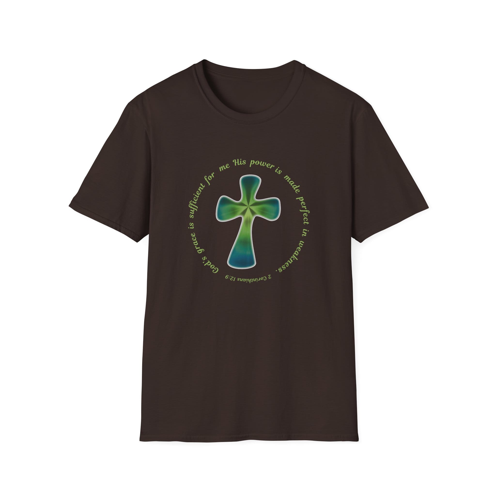 Dark Chocolate Short Sleeve Tee Faith over Fatigue