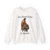 White Sweatshirt Jesus Saw the Broken Man