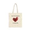Natural Canvas Tote Jesus Saw the Broken Hearted