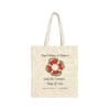 Natural Canvas Tote Patience & Kindness Lifeline