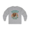Sport Gray Long Sleeve Tee Quiet & Dim Migraine