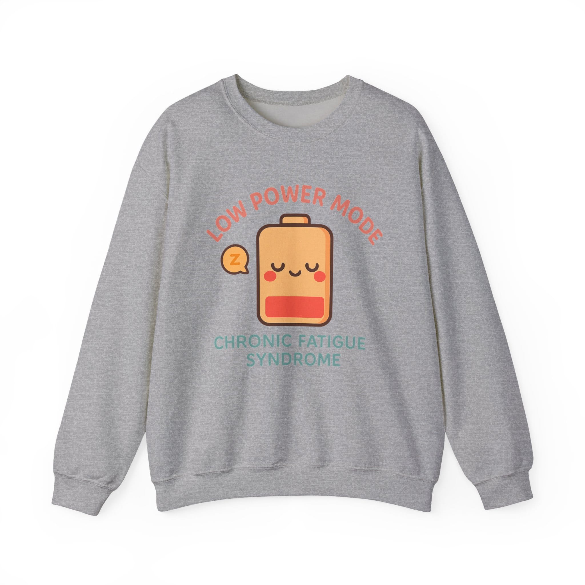 Sport Gray Sweatshirt Low Power Mode Battery