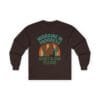 Dark Chocolate Long Sleeve Tee Quiet & Dim Migraine