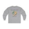Sport Gray Long Sleeve Tee Hope Anchors My Soul Floral