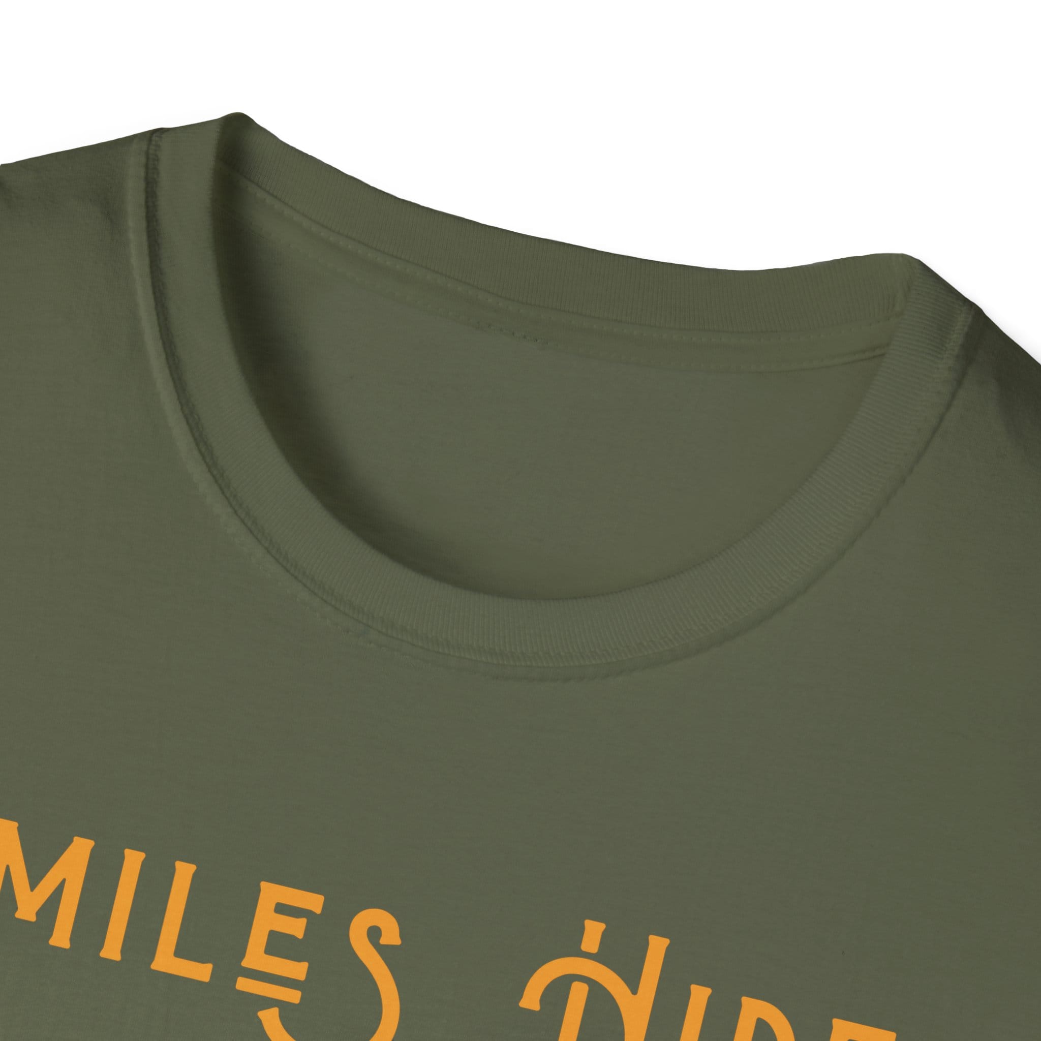 Military Green Short Sleeve Tee Smiles Hide Struggles