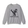 Sport Gray Sweatshirt Pain Ninja Kick Woman