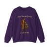 Purple Sweatshirt Jesus Saw the Broken Woman