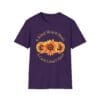 Purple Short Sleeve Tee Kind Word Cure Sunflower