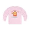 Light Pink Long Sleeve Tee Low Power Mode Battery