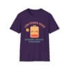 Purple Short Sleeve Tee Low Power Mode Battery