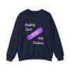 Navy Blue Sweatshirt Healing Kindness Bandaid