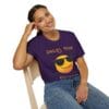Purple Short Sleeve Tee Smiles Hide Struggles