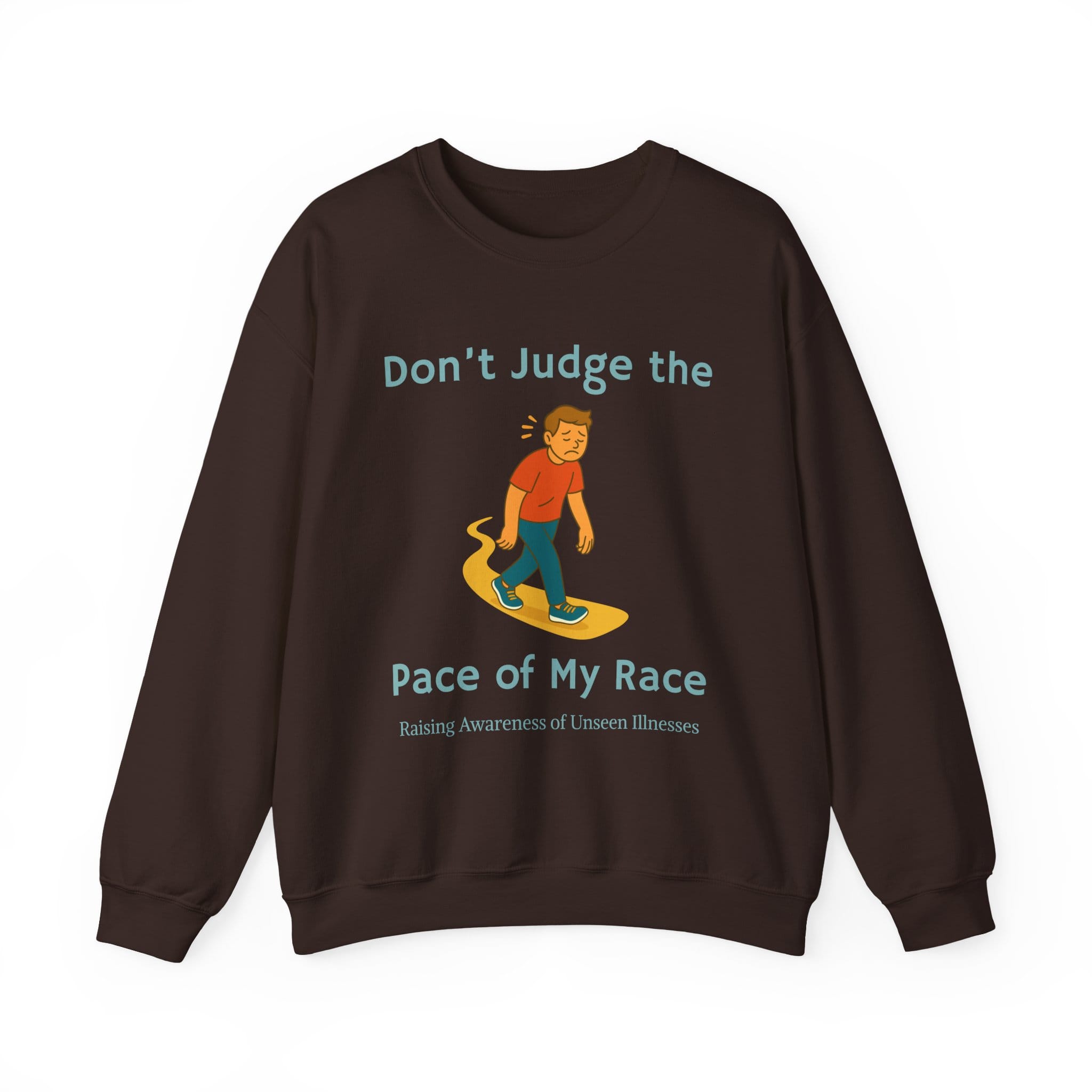 Dark Chocolate Sweatshirt Pace of my Race Man
