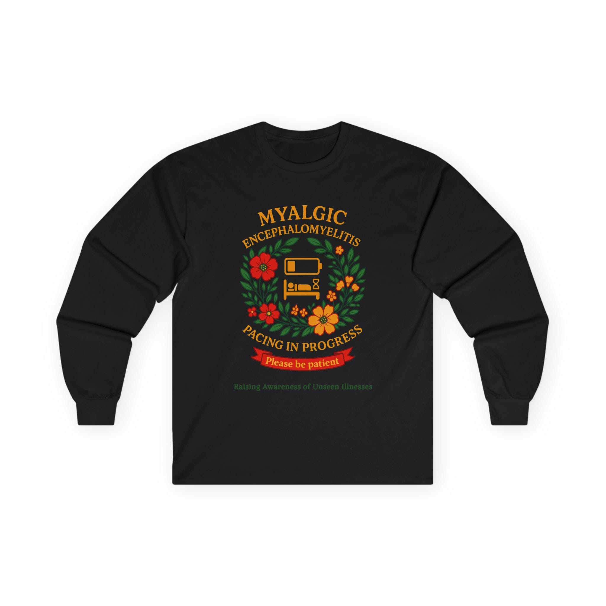 Black Long Sleeve Tee M.E.