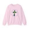 Light Pink Sweatshirt Faith over Fatigue Cross