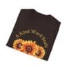 Dark Chocolate Short Sleeve Tee Kind Word Cure Sunflower