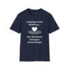 Navy Blue Short Sleeve Tee Kindness Changes Everything