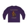 Purple Long Sleeve Tee Jesus Saw the Broken Woman