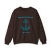 Dark Chocolate Sweatshirt Hope Anchors My Soul