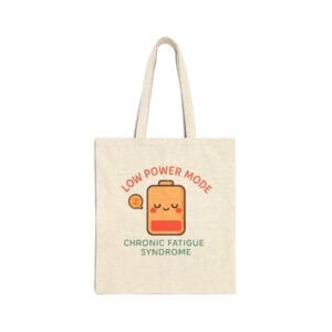 Natural Canvas Tote Low Power Mode Battery