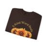 Dark Chocolate Sweatshirt Kind Word Cure Sunflower