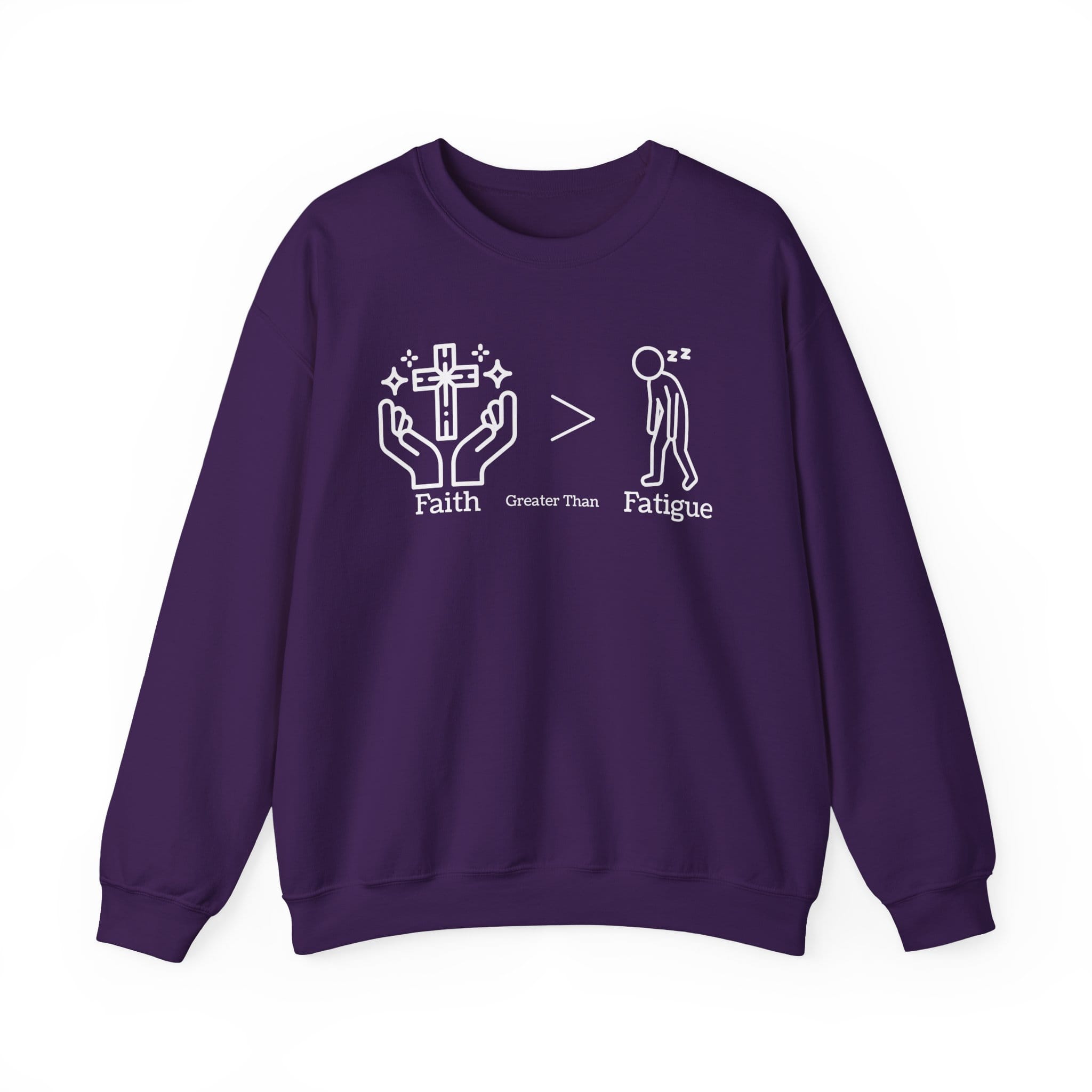 Purple Sweatshirt Faith > Fatigue