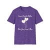 Heather Purple Short Sleeve Tee Leave People Better