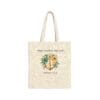 Natural Canvas Tote Anchor My Soul Floral