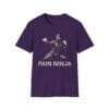 Purple Short Sleeve Tee Pain Ninja Fists