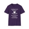 Purple Short Sleeve Tee Kindness Changes Everything