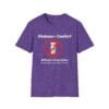 Heather Purple Short Sleeve Tee Kindness=Comfort No Pills