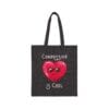 Black Canvas Tote Compassion is Cool