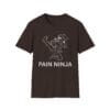 Dark Chocolate Short Sleeve Tee Pain Ninja Kick Woman