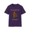 Purple Short Sleeve Tee Jesus Saw the Broken Woman