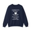 Navy Blue Sweatshirt Kindness Changes Everything