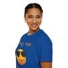 Royal Blue Short Sleeve Tee Smiles Hide Struggles