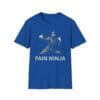 Royal Blue Short Sleeve Tee Pain Ninja Fists