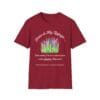 Cardinal Red Jesus is My Refuge Short Sleeve Tee