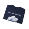 Navy Blue Sweatshirt Brain Fog > WiFi Lag
