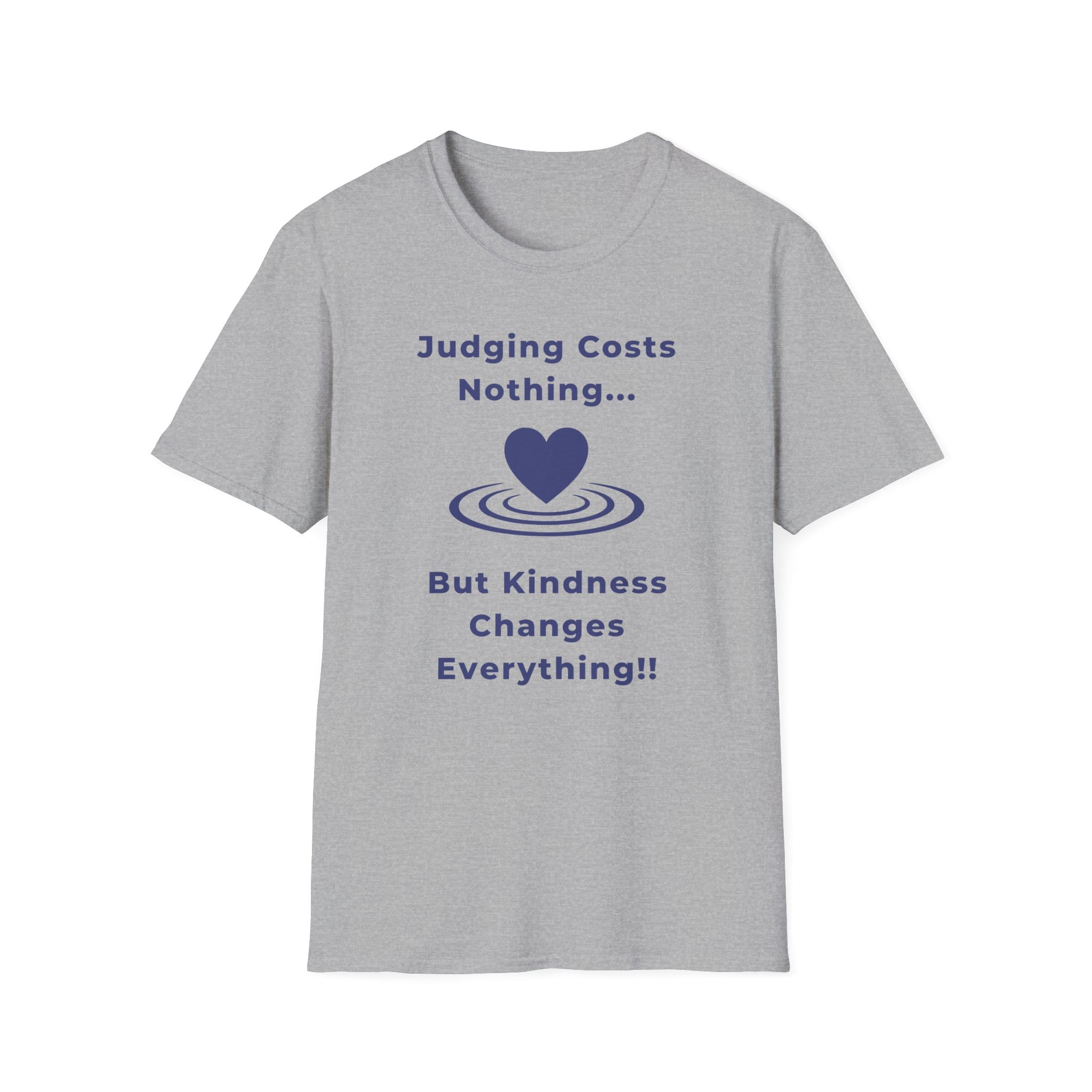 Sport Gray Short Sleeve Tee Kindness Changes Everything
