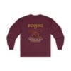 Maroon Long Sleeve Tee Running on Empty Gauge