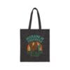 Black Canvas Tote Quiet & Dim Migraine